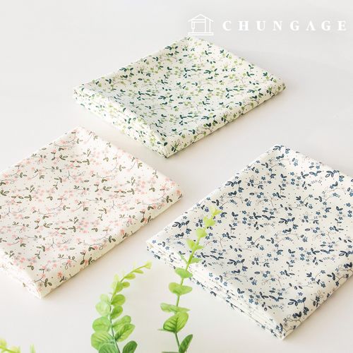 棉布花紋花布 20 片寬 阿米莉亞 3 種