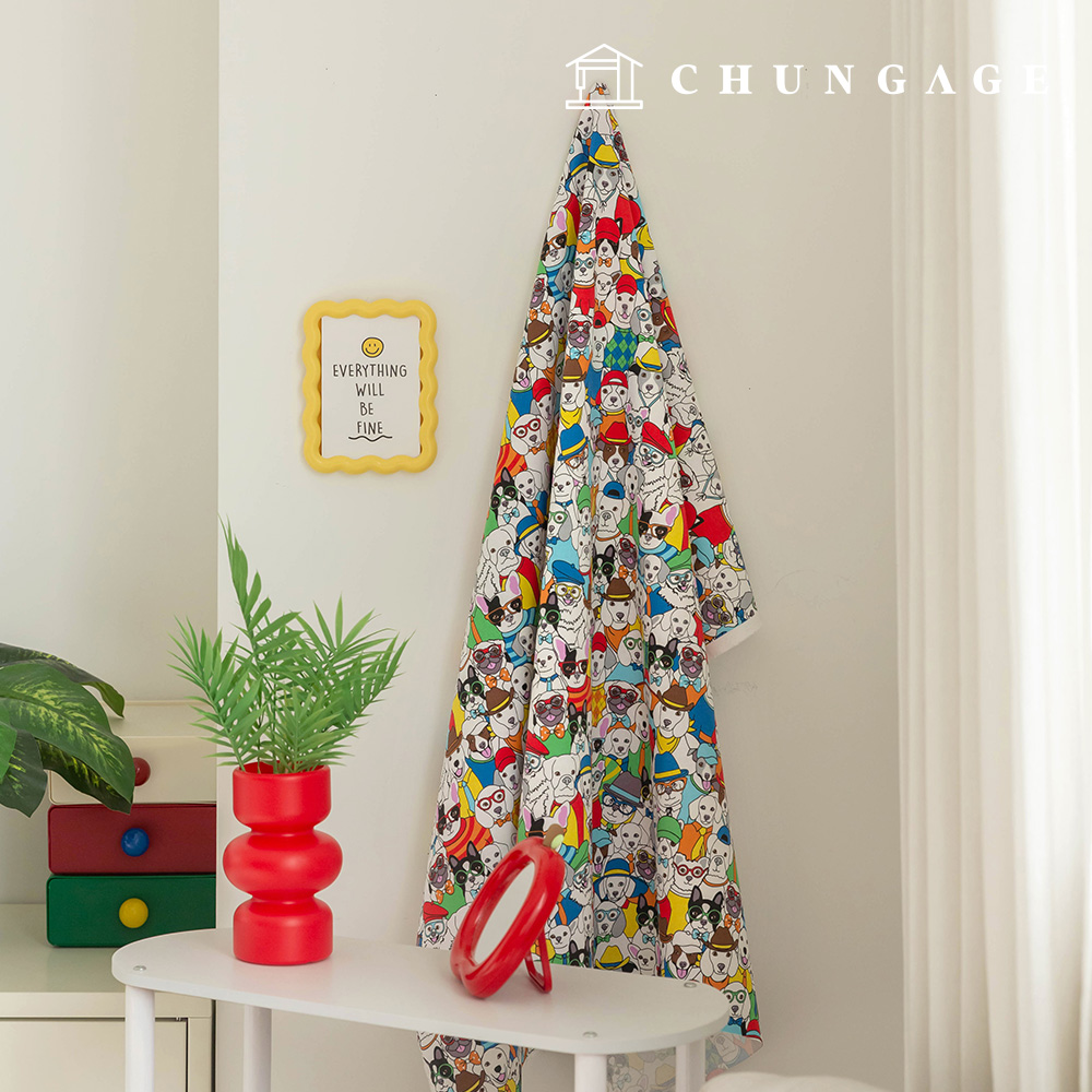 棉質牛津布圖 布料風格酒吧