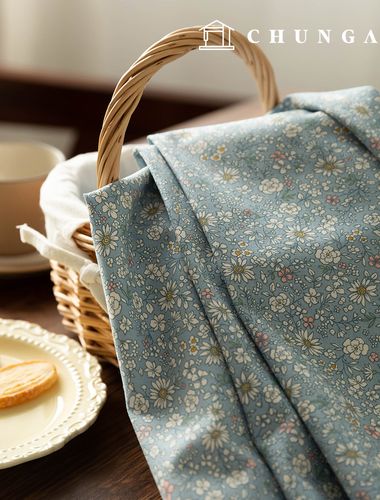 棉質牛津布花朵圖案布料 Tiny Blossom 2種