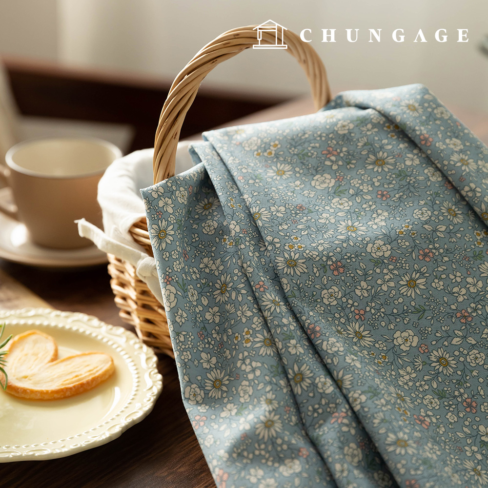 棉質牛津布花朵圖案布料 Tiny Blossom 2種