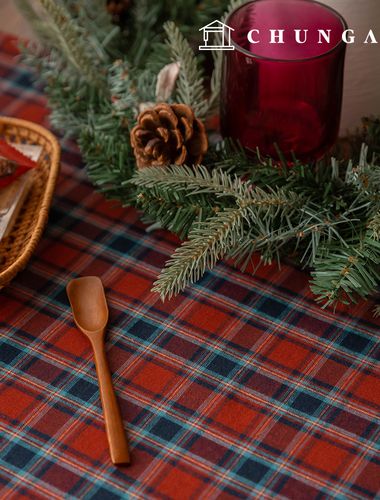 棉織品格紋圖案織物寬幅甜蜜3種秋天