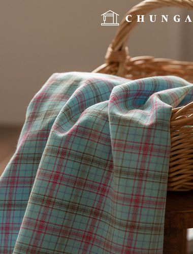 棉質布料 圖案布料 寬幅格子夢 3 種類型