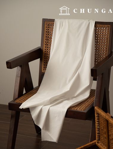 棉混紡布料，素色布料，白色，純亞麻布料