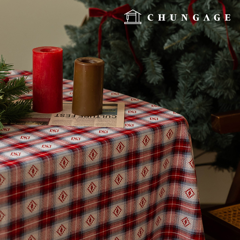 棉質牛津聖誕布料 Noel Gekija