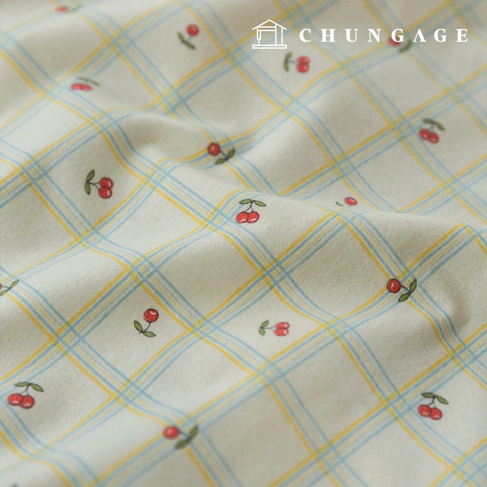 綿加絨 超細纖維黏合佈料 Winter 20支 水 水果 櫻桃料 Sweetie