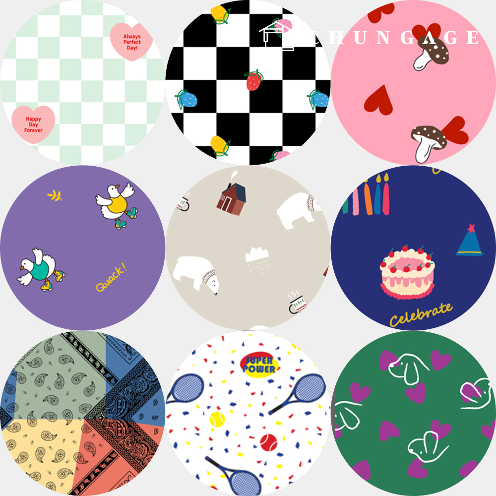 DTP布料,花卉圖案,花朵圖案,棉布,20套,舊/舊布料,31種