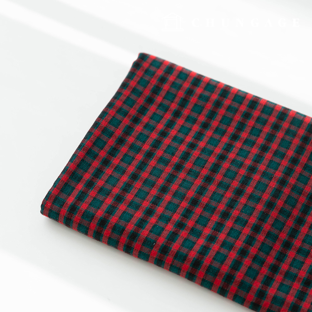 棉織品格子 預染織物寬幅蠟燭格子