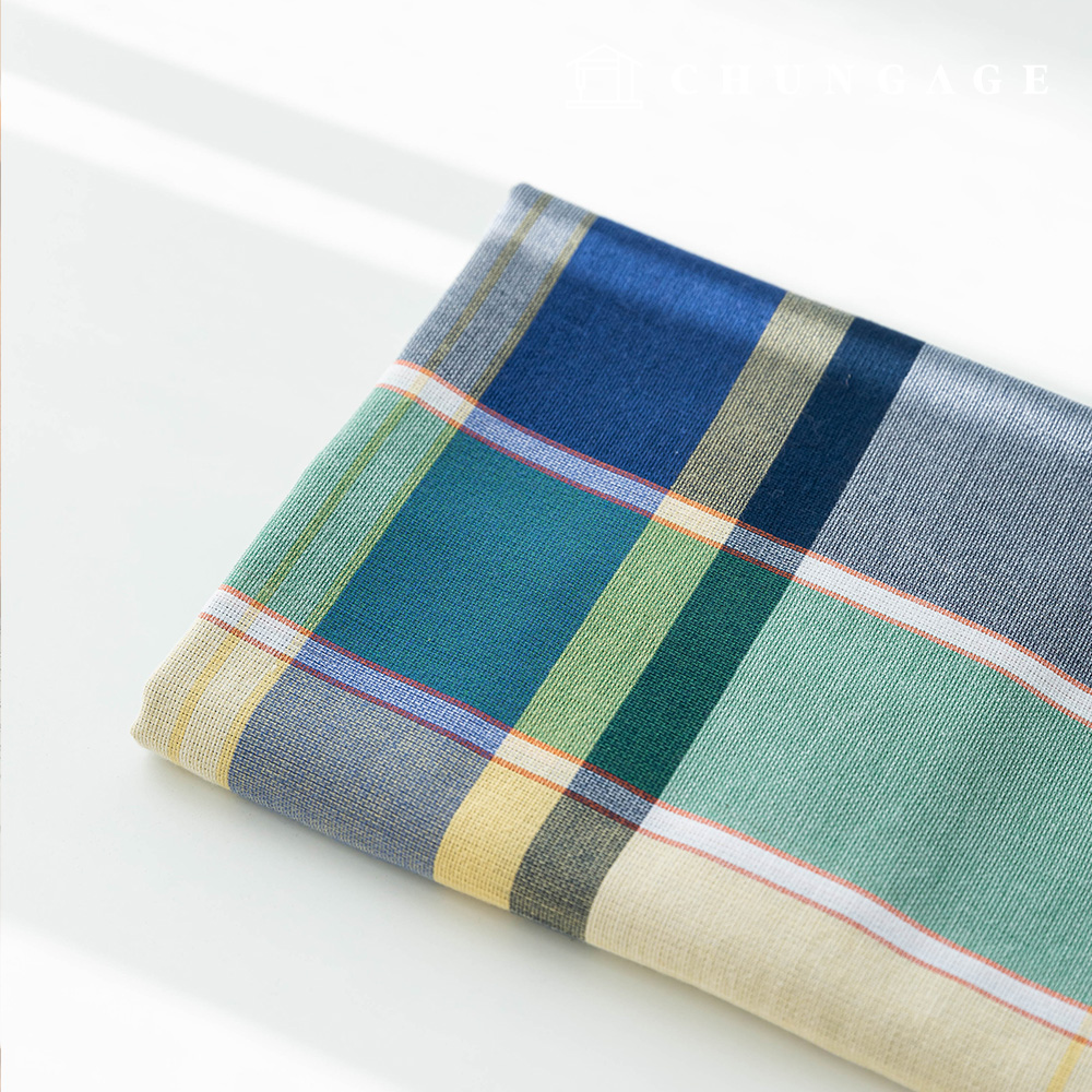 棉布格子 色織布寬幅果凍格子