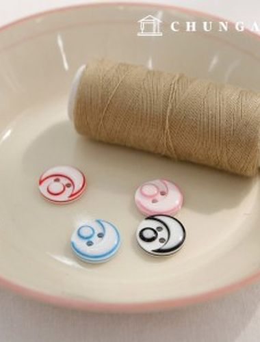 塑膠外套紐扣正裝襯衫女裝彩色鼻扣 5 件