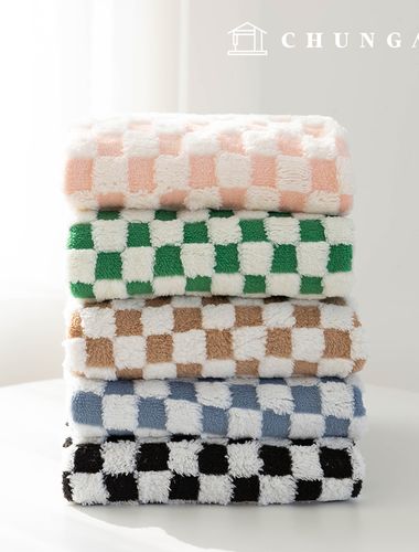 毛皮布料，翻滾，毛皮抓絨，格子佈，狗衣服製作，人造毛皮，冬季布料，象棋，5種