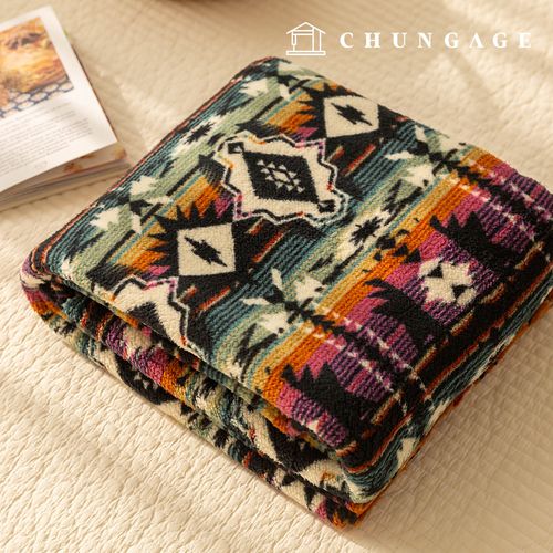 羊毛圓形布料 毛皮布料 抓絨人造毛皮 冬季布料 北歐圖案 寬幅 Gomez