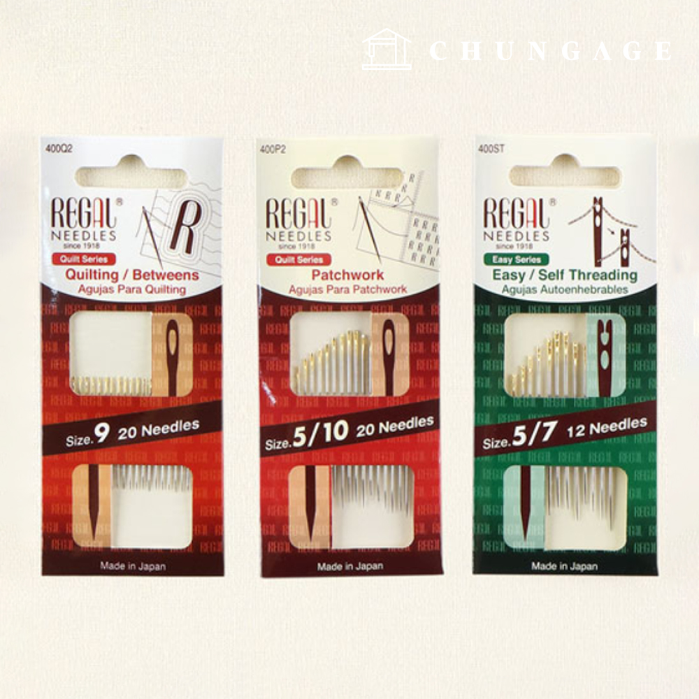 Regal Needle 絎縫針 拼布縫紉 3 種 85401
