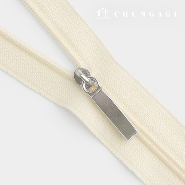 捲式拉鍊 家用時尚拉鍊 3號 乳白色 68491