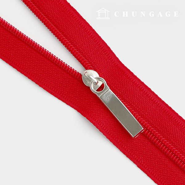 Roll Zipper 家用時尚拉鍊 3號 深紅 68489