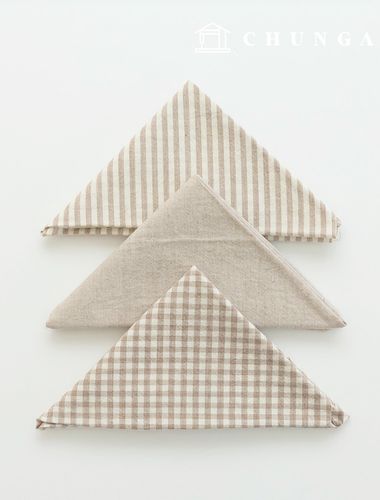 布料包格紋4mm碎布棉洗素色拼布黑色3種026米色