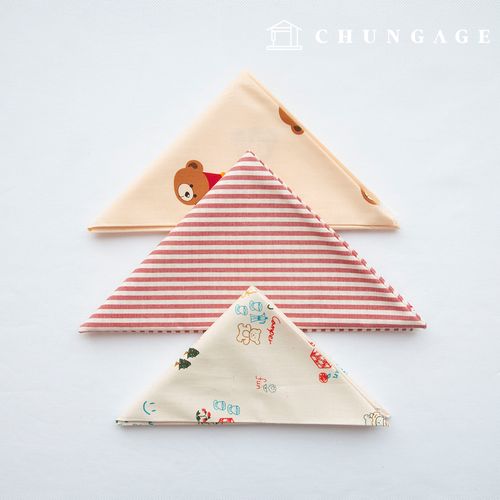 布包裝動物棉布泰迪熊條紋布料3種款式090