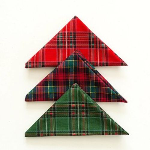 聖誕壁虎圖案布料包，20 片棉布，Noel Gecko 三件裝，共 164 片