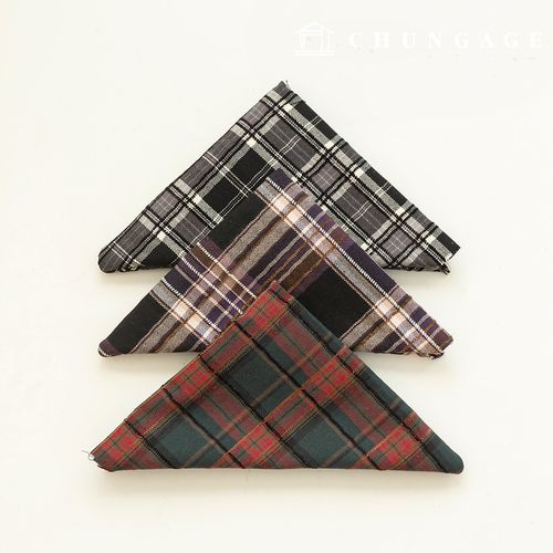 格茲聖誕布料碎料包，棉質10枝冬青格茲圖案，3種款式，165