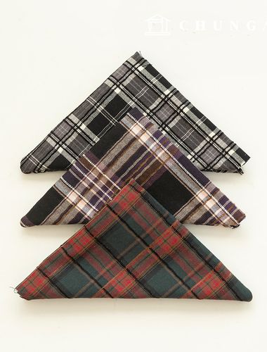 格茲聖誕布料碎料包，棉質10枝冬青格茲圖案，3種款式，165