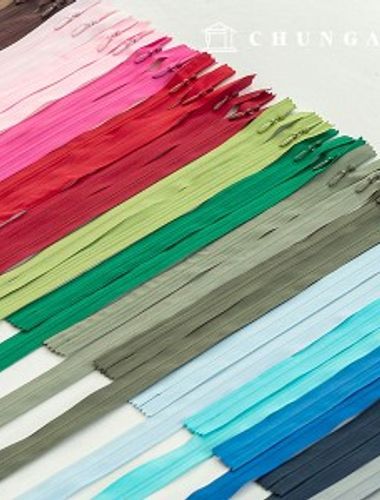 控制台拉鍊隱藏式靈魂拉鍊服裝製作 25公分 27種顏色