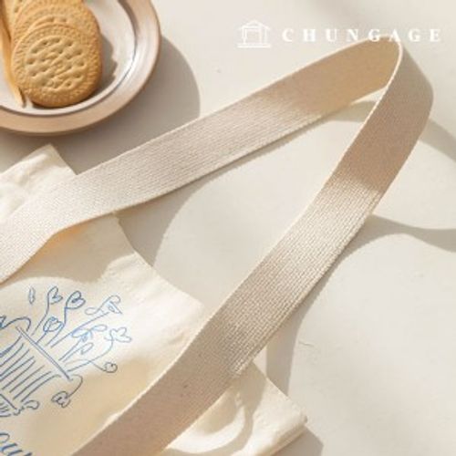 棉質織帶鞋帶,包款配件,50毫米天然色