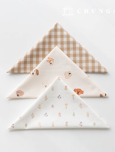 布料包 花邊布料 動物格子佈料 毛皮編織玩具 狗狗衣服製作 3 種 179