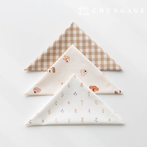 布料包 花邊布料 動物格子佈料 毛皮編織玩具 狗狗衣服製作 3 種 179