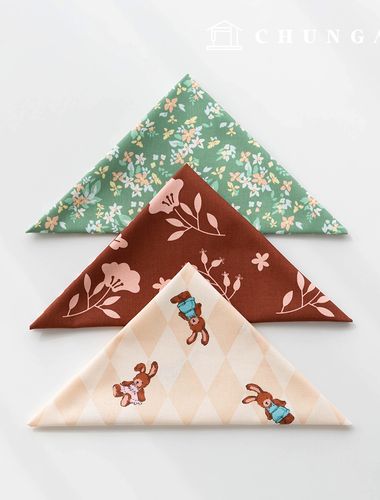 布料包 碎花布料 碎花菱格布料 毛絨玩具 狗狗衣服製作 3 種 195