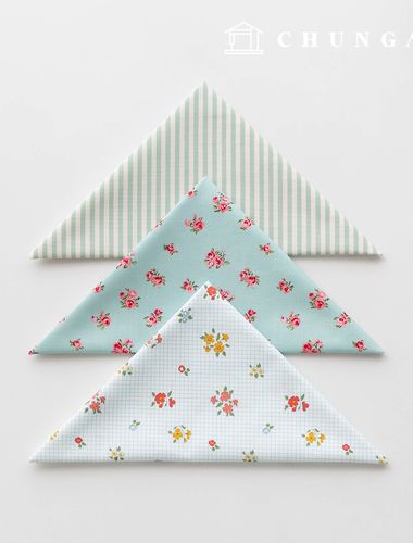 布料包 碎花布料 花朵圖案 條紋布料 絨毛玩具 狗狗衣服製作 3種 200