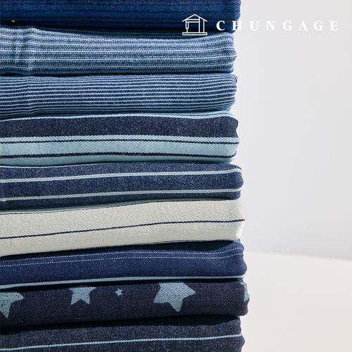 牛仔布,藍色牛仔布,生物水洗牛仔布,條紋布,藍星,10種