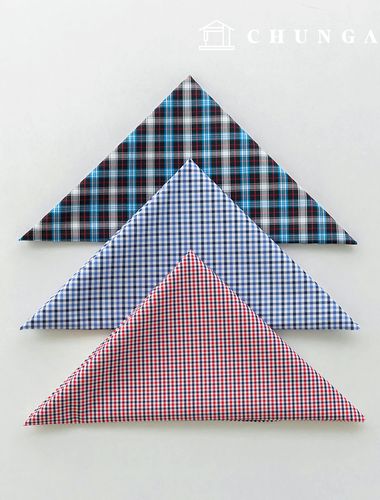 布料包格紋子彈力碎布碎布毛皮玩具狗衣服製作3種A 15