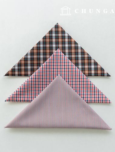 布料包格子彈力廢布料毛皮針織玩具狗衣服製作3種A 17