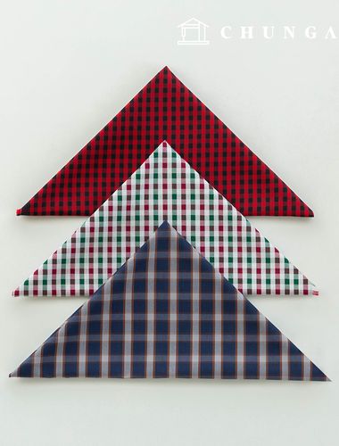 布料包格紋子彈力碎布碎布毛皮玩具狗衣服製作3種A 21