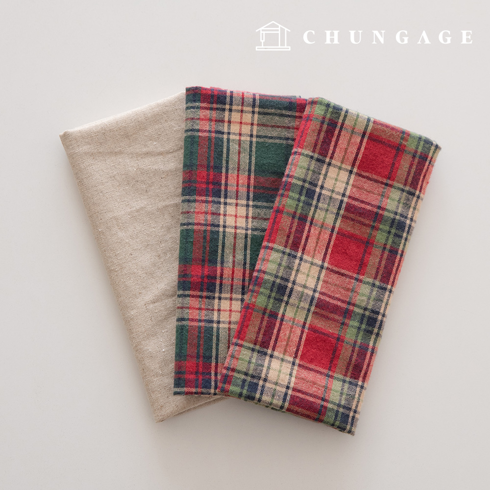 布料包 聖誕節 格紋 碎布 碎布料 絨毛玩具 狗狗衣服製作布料 3種