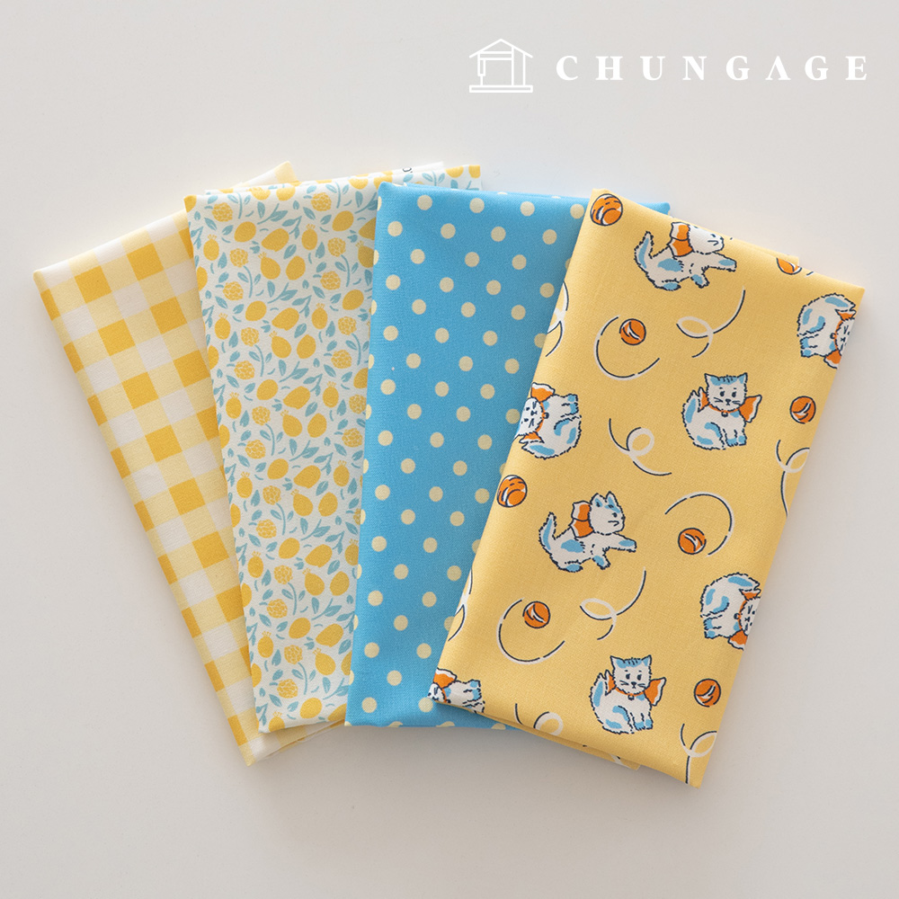 布料包 貓咪碎布 格紋 絨毛玩具 狗狗衣服製作 4種 209