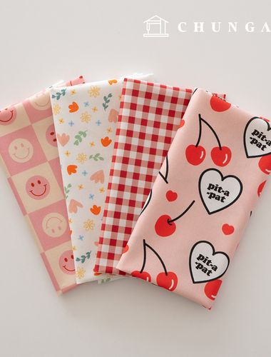 布料包 櫻桃碎布 格紋布 絨毛玩具 狗狗衣服製作 4種 210