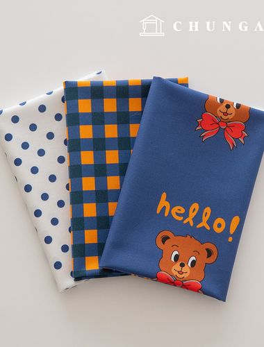 布料包 泰迪熊碎布 格紋 毛絨玩具 狗狗衣服製作 3種 220