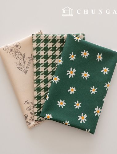 布料包 花朵碎布 格紋 絨毛玩具 狗狗衣服製作 3種 221