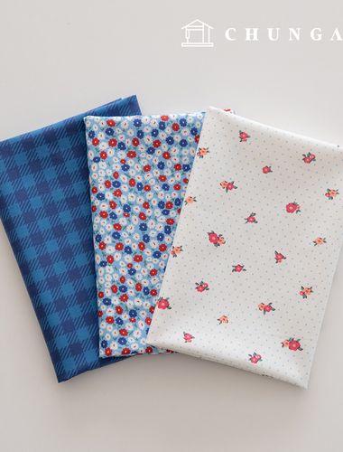 布料包 花朵碎布 格紋 毛絨玩具 狗狗衣服製作 3種 225