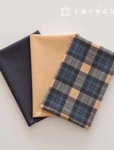 布料包：素色碎布、格紋布、毛絨玩具、狗衣服製作用布料，3種，232片