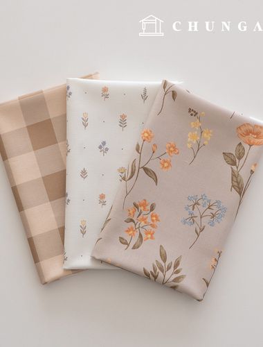 布料包 花朵碎布 格紋 絨毛玩具 狗狗衣服製作 3種 238