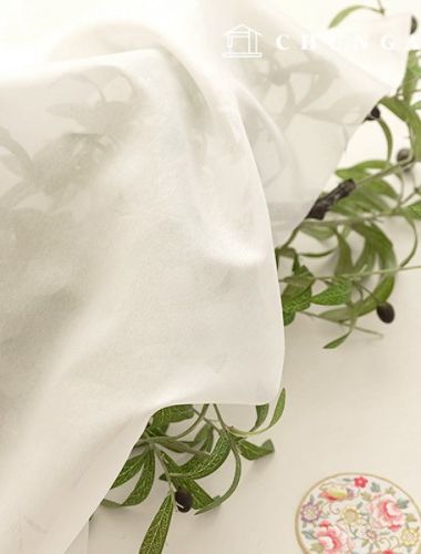 韓服布料，韓服製作，素色圖案，布料，花風，白色