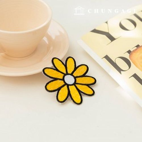 黏性瓦彭黃色雛菊花瓦彭 170