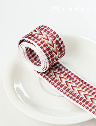 聚酯雙面織帶鞋帶，38毫米，酋長天棕