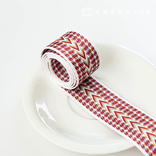 聚酯雙面織帶鞋帶，38毫米，酋長天棕