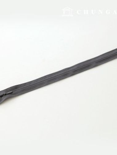 控制台拉鍊隱藏式單拉鍊 25cm 深灰色