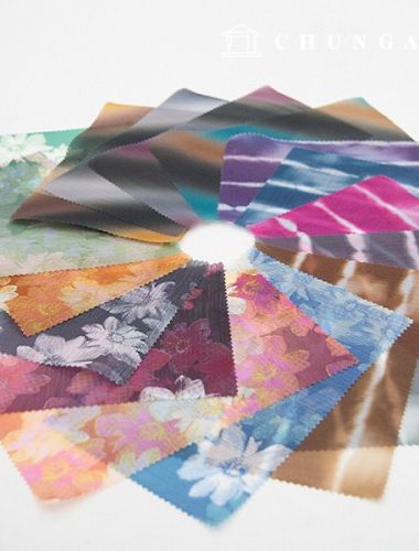 韓服布料 韓服製作 布料染色 布料牡丹 15種