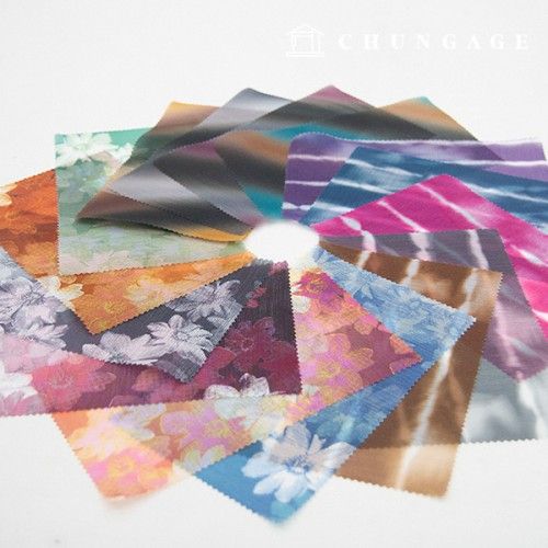 韓服布料 韓服製作 布料染色 布料牡丹 15種