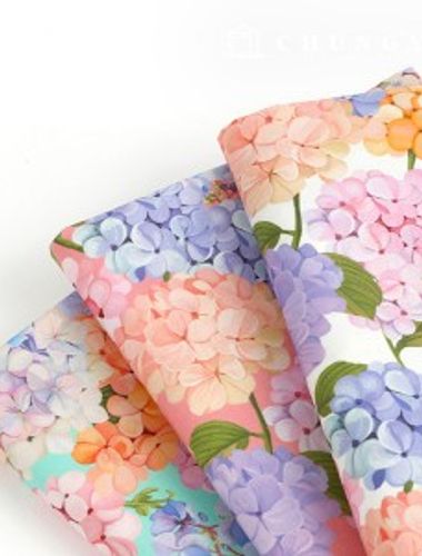 環保抗菌消炎布料 E-DTP 20支 紅繡球 3款