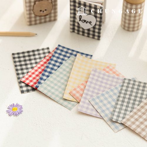 Fabric Sticker 格紋貼紙修改布膠帶 小號 21x30 10 種